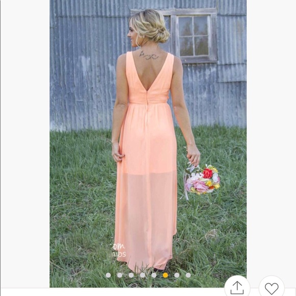 New Women’s/Girls Yellow Cocktail/Bridesmaid/Semi Dress Sz 6 - Picture 2 of 6